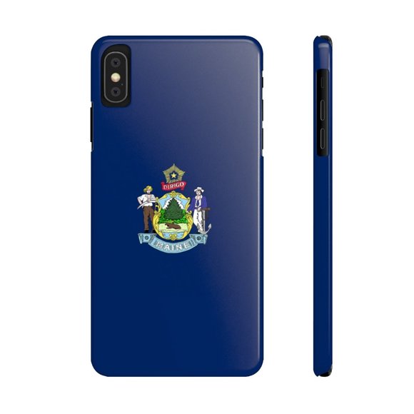 Maine State Flag Phone Case - Picture 2 of 10